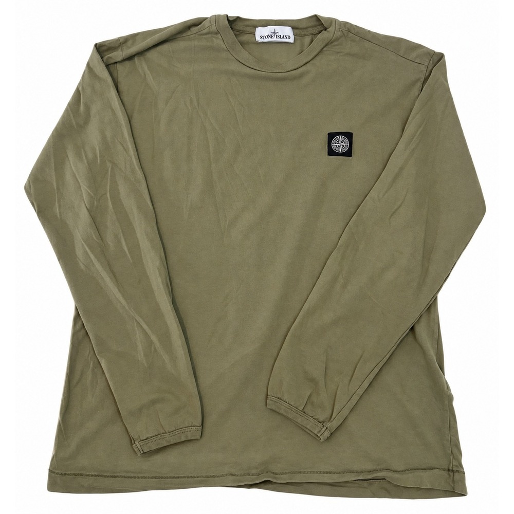 Stone Island Compass Logo Patch Long-Sleeve T-Shirt